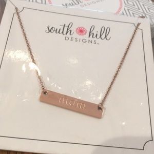 South Hill Designs Jewelry - Rose Gold Mom Bar Necklace South Hill Designs Jewelry - Rose Gold Mom Bar Necklace